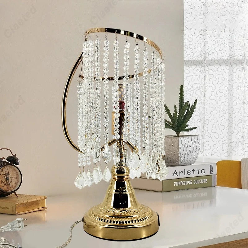 Creative Modern and Simple LED American Eye Protection Desk Lamp Living Room Study Room Bedside Decorative Lighting